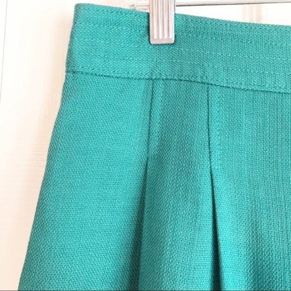 Club Monaco Teal High Waist Wide Leg Shorts 0 - Picture 8 of 13
